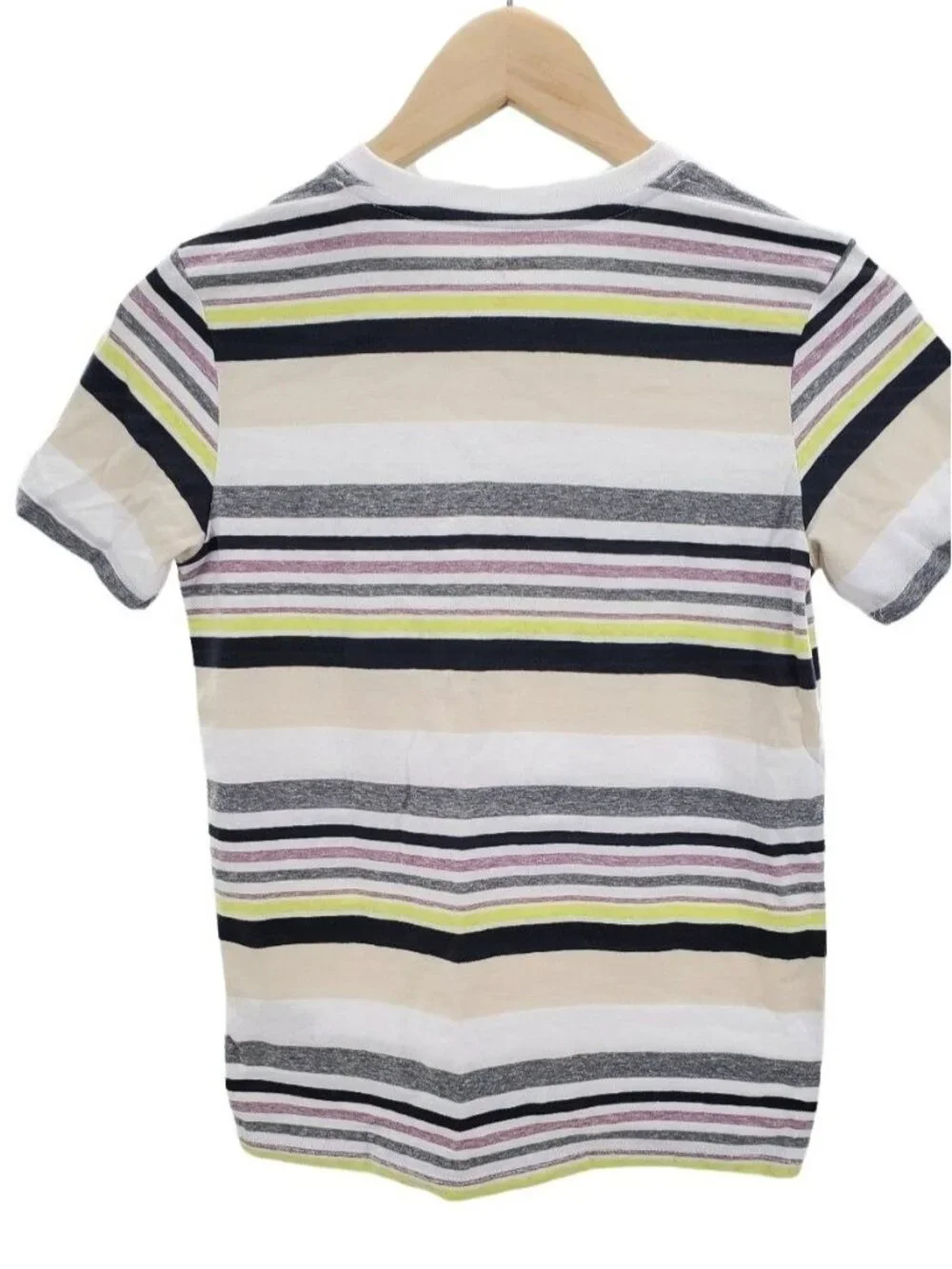 Cat & Jack S 6/7 Boys T-shirt Stripe Lightweight Short Sleeve Top Classic